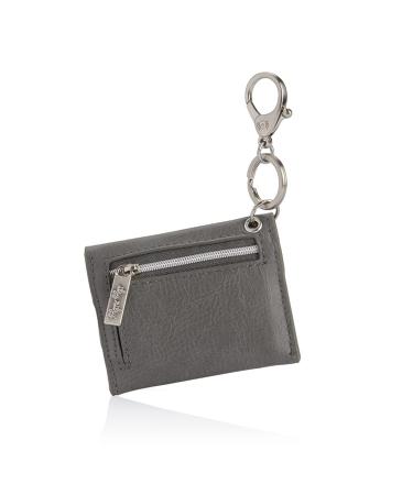 Itzy Ritzy Grayson Mini Wallet Card Holder & Key Chain Charm | Clip-on for Diaper Bag, Purse, Travel Bag or Keychain - Buy Online on GoSupps.com