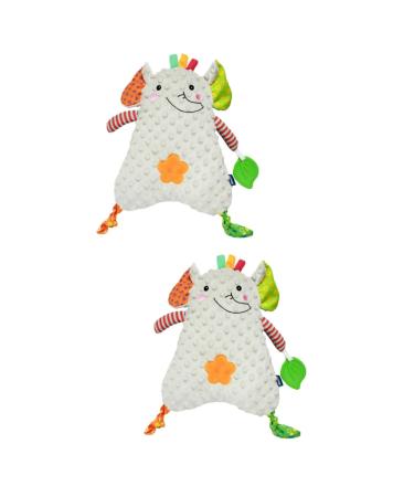 Toyvian 2st Sleeping Comfort Haby Summary Towels Towels Animal Pacify Tuch Spucker towel from Musselin Elefant Love for comfort ceiling Filling material: PP cotton Soothing boy