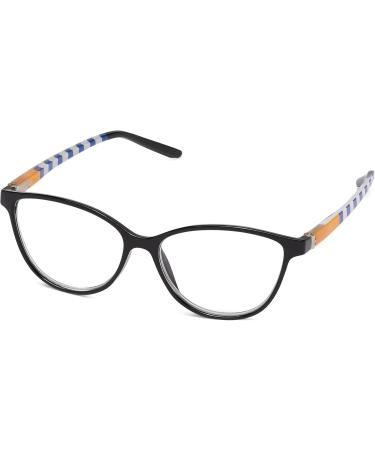 I.C.U. Eyewear Esquel Black Reading Glasses +1.50 - Stylish & Comfortable International Shipping - Buy Online on GoSupps.com