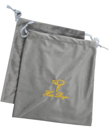 Healeved 4 Pcs Drawstring Storage Bags Blow Dryer Drawstring Bag Fabric Hair Dryer Travel Bag 30.00X25.00X0.50CMx2pcs Greyx2pcs - Buy Online on GoSupps.com