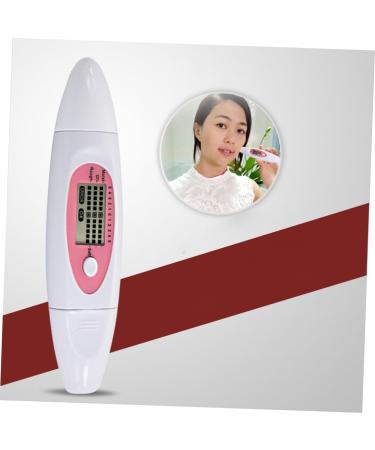 Baluue 2pcs 3 1 Facial Moisture Oil Tester Skin Detector Facial Moisture Meter Skin Analyzer Sensor White 13.5X2 CMx2pcs Pink+whitex2pcs - Buy Online on GoSupps.com