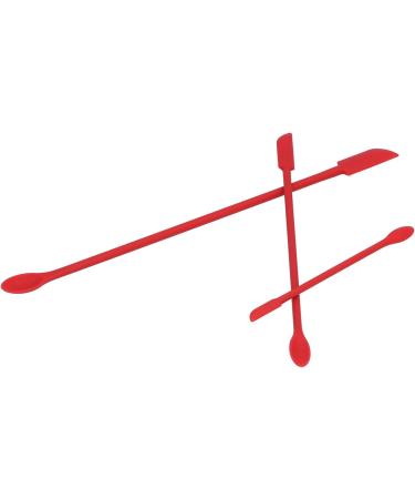 Syrisora Small Spatula - Double Headed Silicone Mini Spatula for Jam Cake Cream & Makeup (Red) | International Shipping - Buy Online on GoSupps.com