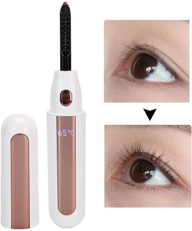 Qukaim Eyelash Curling Tool Electric Eyelash Curler Fast Heating Natural Curling Tool Long Lasting White - Buy Online on GoSupps.com