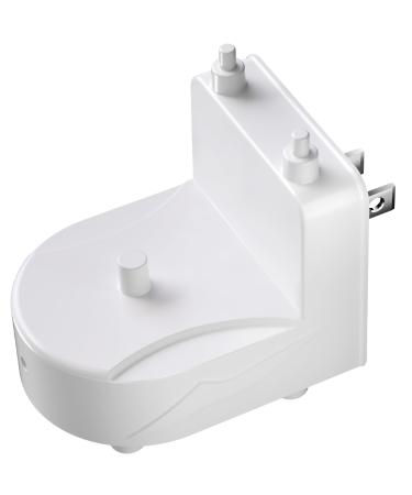 Wireless Electric Toothbrush Wall Charger Compatible with Philips Sonicare Electric Toothbrush HX6100 HX3000 HX6000 HX8000 HX9000 Portable IPX7 Waterproof Charging Station White