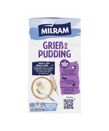 Milram Semolina Pudding 1000g - Authentic German Dessert International Shipping Available - Buy Online on GoSupps.com
