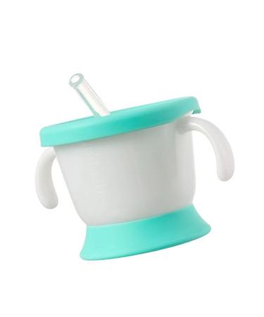 Silicone Cup Baby Straw Cup Kid Cups Spoutless Cup with 2 Handles Leak Proof Training Cup Drinking Cup Multicolor