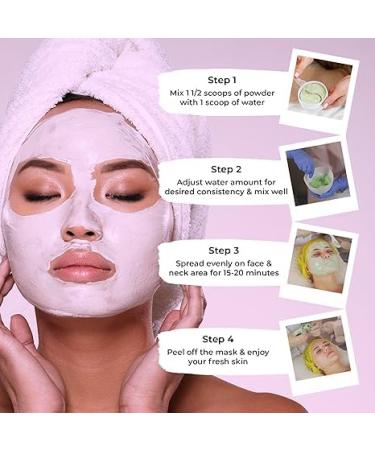 Hyaluronic Acid Jelly Mask - Professional Hydro Glo Peel-Off Mask for Hydration Soothing Skin & Glowing Skin Suitable for All Skin Types Vajafacial Jelly Mask | 12 Applications (30 Fl Oz) - Buy Online on GoSupps.com
