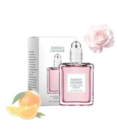 futiu Pink Rose Fragrance Oil - Long-Lasting Scent Confidence-Boosting Unique Formula Easy Roller Application(4pcs)