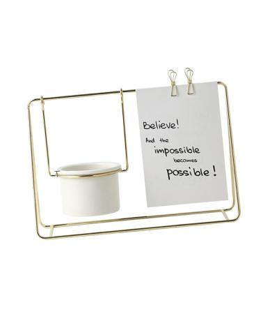 Milisten Ornament Wedding Centerpieces for Tables Greeting with Holder Decorations Office Flowerpot Household