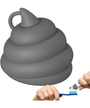 Creative Toothpaste Squeezer - Creative Food-Grade Dog Toothpaste Toppers | Multifunctional Self Closing Toothpaste Caps Odorless Toothpaste Dispenser Caps for Kids Adults Aallyn Gray - Buy Online on GoSupps.com