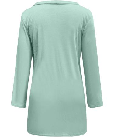 Long Shirt Outerwear Top Thin Warm Knitted Coat Women's Blouse V-Neck Shirt Tunic Long Women's Tunic Women's Shirt Casual Checked Shirt Women's Winter Chunky Knit Jacket G-green S - Buy Online on GoSupps.com