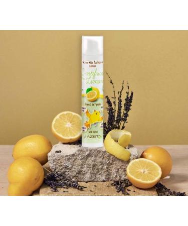 AZETA organic Baby Toothpaste 3-7 Years 50 ml (Lemon) - Buy Online on GoSupps.com