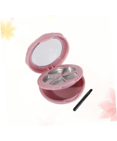 Housoutil 3pcs Lip Balm Containers Empty Pans Cosmetics Sample Containers Empty Eyeshadow Compact Eye Shadow 7*7cm Pink - Buy Online on GoSupps.com