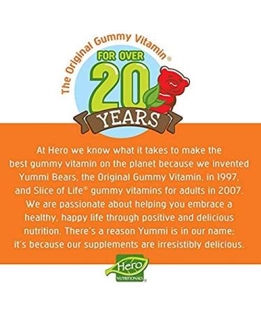 Hero Nutritionals Yummi Bears Complete Multivitamin & Mineral - 200 Gummies | Kids Gummy Dietary Supplement - Buy Online on GoSupps.com