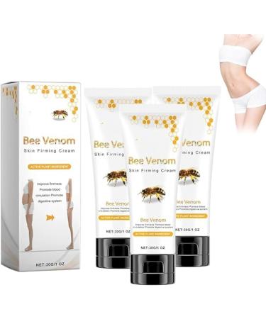 ZHBiwmatn 2024 New 3Pcs Cvreoz Bee Venom Skin Firming Cream Bee Venom Cream Cvreoz Skin Firming Cream Cvreoz Bee Venom Lymphatic Drainage & Slimming Cream for All Skin 30G/1FL.OZ