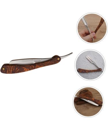 Frcolor 4-Piece Stainless Steel Hairdresser Blade Holder Set for Men | Premium Razor Supply & Manual Wood Safety Razor - Buy Online on GoSupps.com