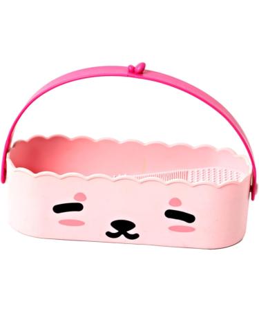 Perfeclan Makeup Brush Cleaner Bowl Cleaning Drying Holding Silicone Organizer Cosmetic Brushes Cleaning Tool for Home Bathroom Salon pink - Buy Online on GoSupps.com