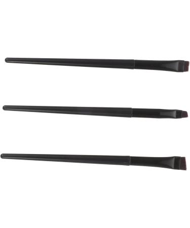 Healeved 9 Pcs Eyeliner Brush Eyebrow Brush Ultra Thin Eyeliner Brush Makeup Tool Female Plastic Handle Black - Buy Online on GoSupps.com