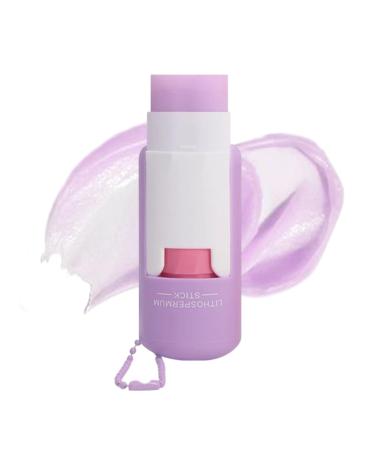 Moisturizing Lip Balm 46 Grams Colorless Moisturizing Lip Stick Red with Pearl Chain for Men Youth Family Winter Cold Weather Makeup Home Travel