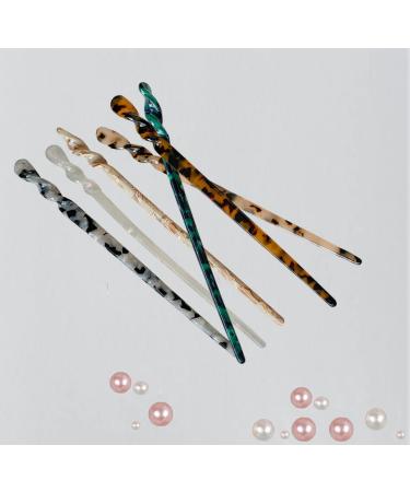 6 Pack Vintage Chinese Chopsticks Hair Sticks - Women's & Girls' Hair Accessories - Buy Online on GoSupps.com