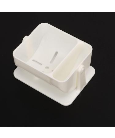 Rotatable Wall Makeup Sponge Holder Self Adhesive Multi Application Save Space Premium Material with Bottom Drain Holes Design for Bathroom Bedroom - Buy Online on GoSupps.com