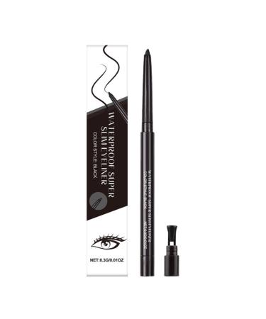 Ihdjasg Eyeliner Pens Smearresistant Gel for Long Lasting Waterproof Eyeliner for Girls Daily Makeup Eyebrow Definition Home Travel Black
