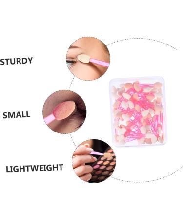 Mipcase 50pcs Double Ended Eyeshadow Brush Eye Shadow Makeup Brush Woman Makeup Tools Plastic Rod Girl - Buy Online on GoSupps.com