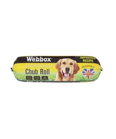 Webbox Improved Recipe Prime Chub Roll Beef Duck or Chicken Dog Food Treats 720g (Chub Roll Chicken 6 Pack) - Buy Online on GoSupps.com