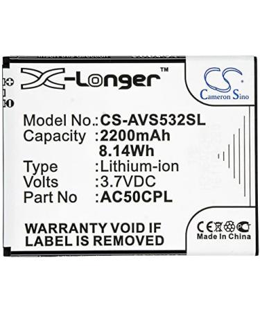 SPANN Battery Replacement for Archos 50c Platinum | AC50CPL BSE70H | 3.7V International Shipping Available - Buy Online on GoSupps.com