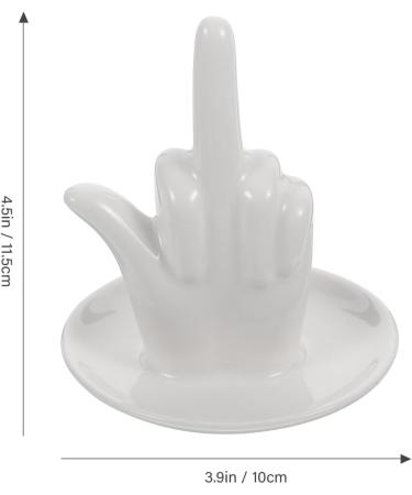 Writwaa Gestetklett Ceramic Jewelry Storage Tray | Engagement Ring Organizer | Unique Wedding Decorations & Funny Home Decor - Buy Online on GoSupps.com