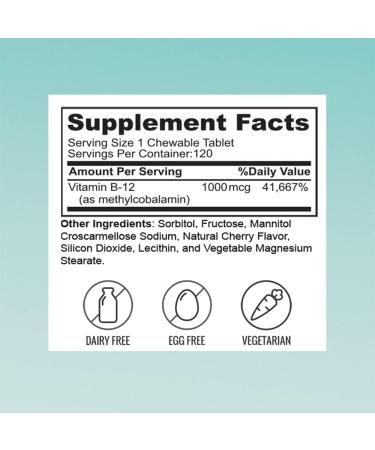 Zaytun Halal Vitamin B12 1000mcg for Energy Production & Healthy Nervous System - Vegan Formula, Dairy-Free - 4 Months Supply - Buy Online on GoSupps.com