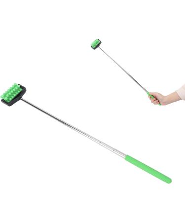Telescopic Back Massager Stick - Muscle Pain Relief Roller for Men & Women - Green | International Shipping - Buy Online on GoSupps.com