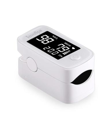 Pulse Oximeter Fingertip for Adults - Oximeter Blood Oxygen Saturation Monitor (SpO2) with Heart Pulse Rate - Portable Finger Pulse Oximeter - Digital Oxygen Meter Finger, Oximetro, Batteries Included