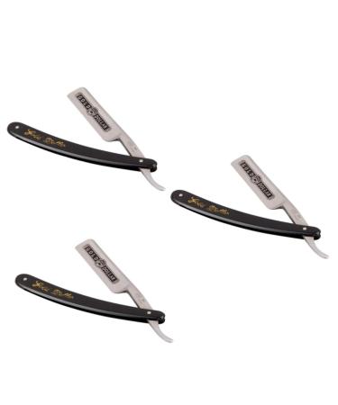 Beaupretty 3 pieces 66 razor blade ladies razor per shave shaver shaver men's razor facial razor for women straight razors razor old fashionable scrapers