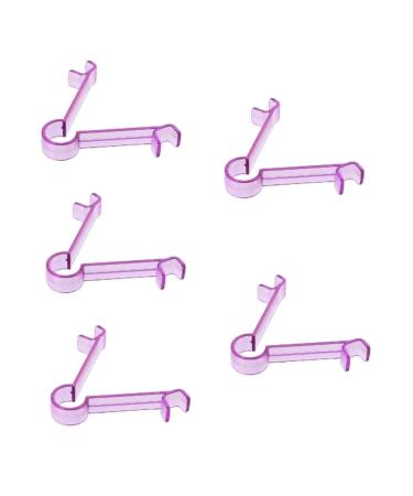 Hemoton 5pcs Lip Muscle Trainer Lips Trainer Muscle Exerciser Mouth Muscle Tightener Mouth Muscle Massager Smile Corrector Mouth Trainer Lips Shaper Lips Exerciser Lift Tool 9.30X7.70X1.50CMx5pcs Purplex5pcs