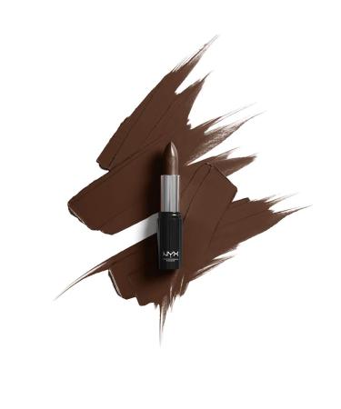 NYX Shout Loud Satin Lipstick in Grind - Cool Chocolate Shade 0.12 oz - Buy Online on GoSupps.com