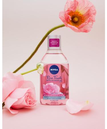 NIVEA Micellar Fluid with Organic Rosewood Water - Rose Touch 400ml | Hydrating Cleansing for Glowing Skin | International Shipping Available - Buy Online on GoSupps.com
