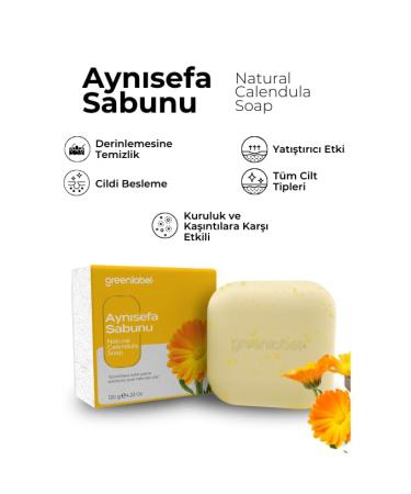 Calendula Soap for Sensitive Skin - All-Natural 120g | International Shipping Available - Buy Online on GoSupps.com