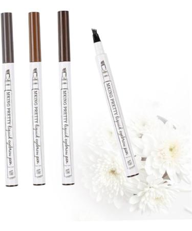 FOMIYES 4pcs Waterproof Brow Pencil Eyebrow Pencil for Women Miss Eyebrow Powder Water Proof 1 count (Pack of 1) As Shown - Buy Online on GoSupps.com