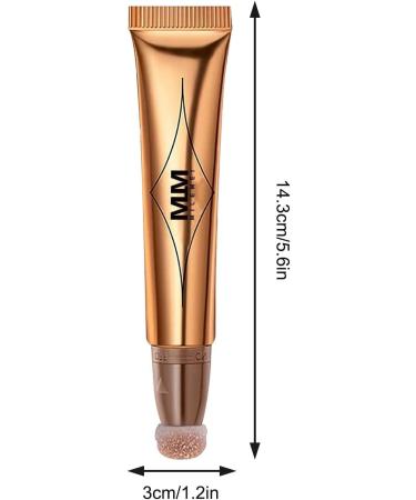 Beauty Wand | Shimmer Bronzer Stick with Cushion Applicator - Lightweight Blendable Silky Makeup Product for Moisturizing Rowces 06 Rose Gold - Buy Online on GoSupps.com