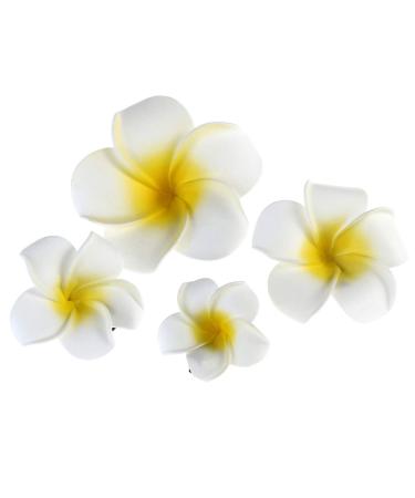 FRCOLOR 4Pcs Hawaiian Flower Hair Clip | Plumeria Hairpin for Kids & Women | Beach Foam Hair Accessories - Buy Online on GoSupps.com