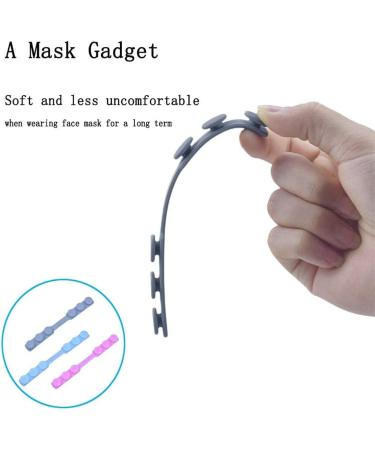 Adjustable Mask Strap Extender (7PCS) - Anti-Tightening Ear Grips Extension for Comfortable Wear | Mask Holder Hook Accessories in 4 Colors - Buy Online on GoSupps.com
