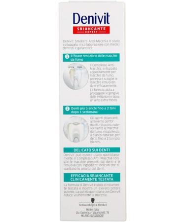 DENIVIT Set 12 DENIVIT Smokers Toothpaste Anti-stain 50 ml - Toothpastes - Buy Online on GoSupps.com
