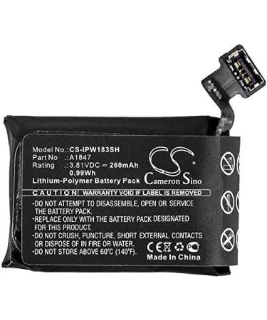 Buy A1847 260mAh Battery for Watch Series 3 GPS 38mm - A1860 Compatible | Fast International Shipping - Buy Online on GoSupps.com