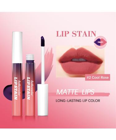 HOPHAT 3PCS Peel Off Lipstick Set Easy Peel & Reveal Lip Stain Waterproof Long Lasting Peel Off Mask Lip Gloss Lip Liner Makeup Beauty - Buy Online on GoSupps.com