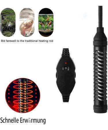 Gerui Aquarium Heater 35W/50W with Temperature Controller - Safe Heating for 1L-20L Fish Tanks - Buy Online on GoSupps.com