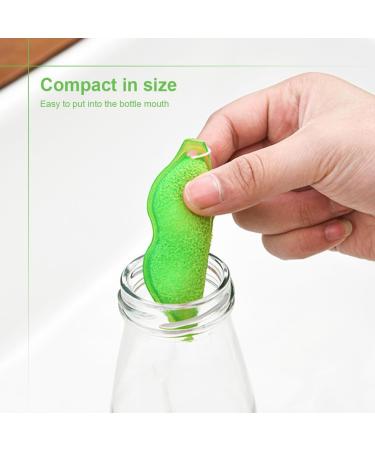 Miralith 6 Pcs Beans Shaped Bottle Cleaner Hangable All-Round Cleaning Water Bottle Cleaner for Home Kitchen Portable Reusable Bottle Cleaning Beans for Small Mouth Water Bottles Baby Bottles - Buy Online on GoSupps.com