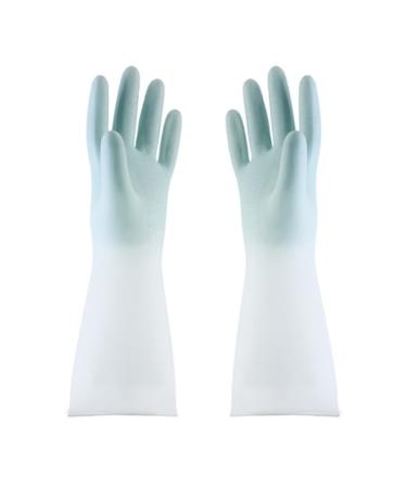 SEPTAM Cleaning Gloves Silicone Cleaning Gloves Dishwashing Gloves Scrubber Dishwashing Sponge Rubber Gloves