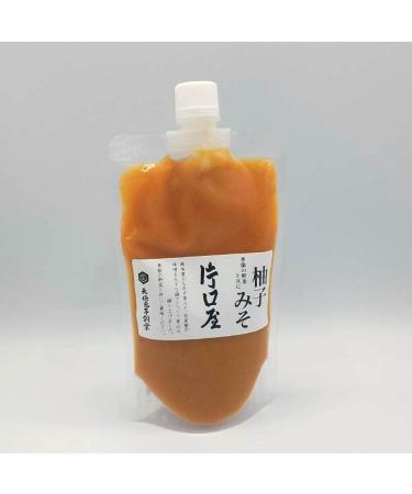 Yuzu Miso 300g Pouch Stand pack (Japanese Citrus Yuzu-Flavoured Fermented Soybean Paste) from Toyama Pref. JAPAN