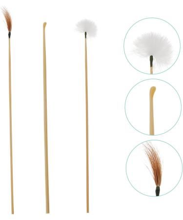 ORFOFE 3pcs Ear Cleaning Kit Multipurpose Ear Wax Removal Tool Bamboo Handle for Daily Use for Travel - Buy Online on GoSupps.com